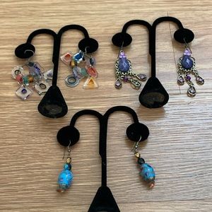 Unique Earrings (Lot Of 3)
